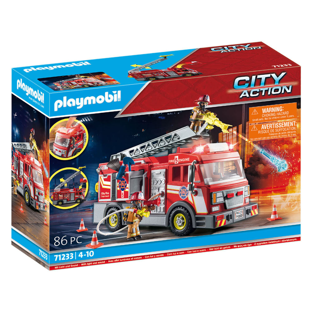 PlayMobil City Life Promocho Fire Truck 71233