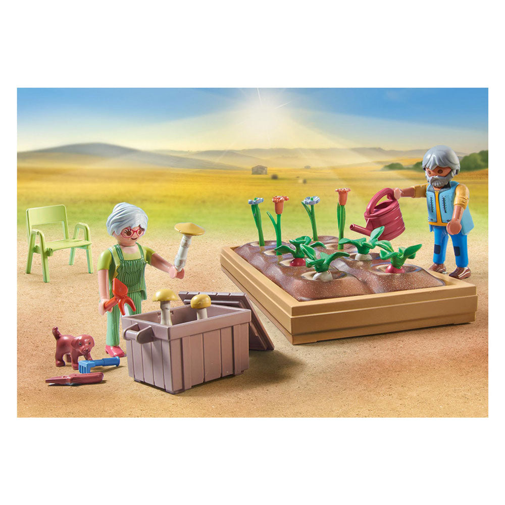 PlayMobil Land IDYllic Geméisgaart op de Grousselteren 714443