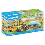 Playmobil moj življenjski traktor s prikolico in rezervoarjem za vodo 71442