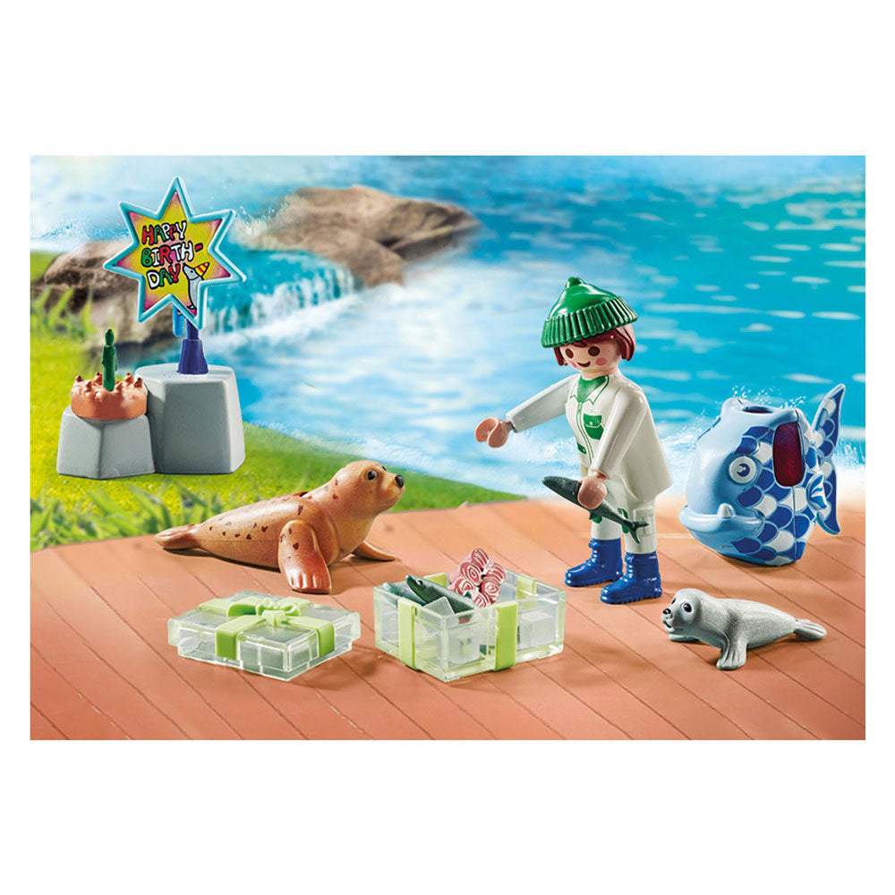 Playmobil PLAYMOBIL My Life Dieren Voeren 71448