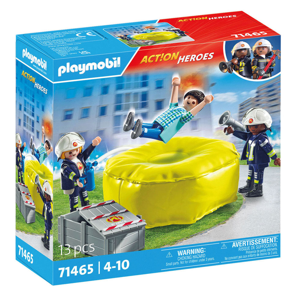 PLAYMOBIL PLAYMOBIL Action Heroes Brandweerlieden met Luchtkussens 71465