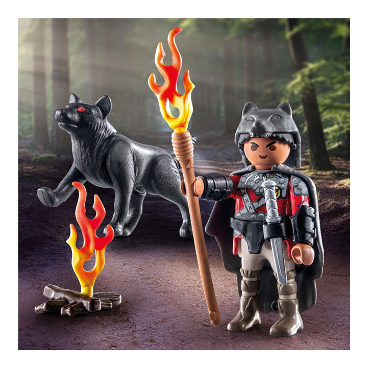 Playmobil Specials Krijger met Wolf 71482