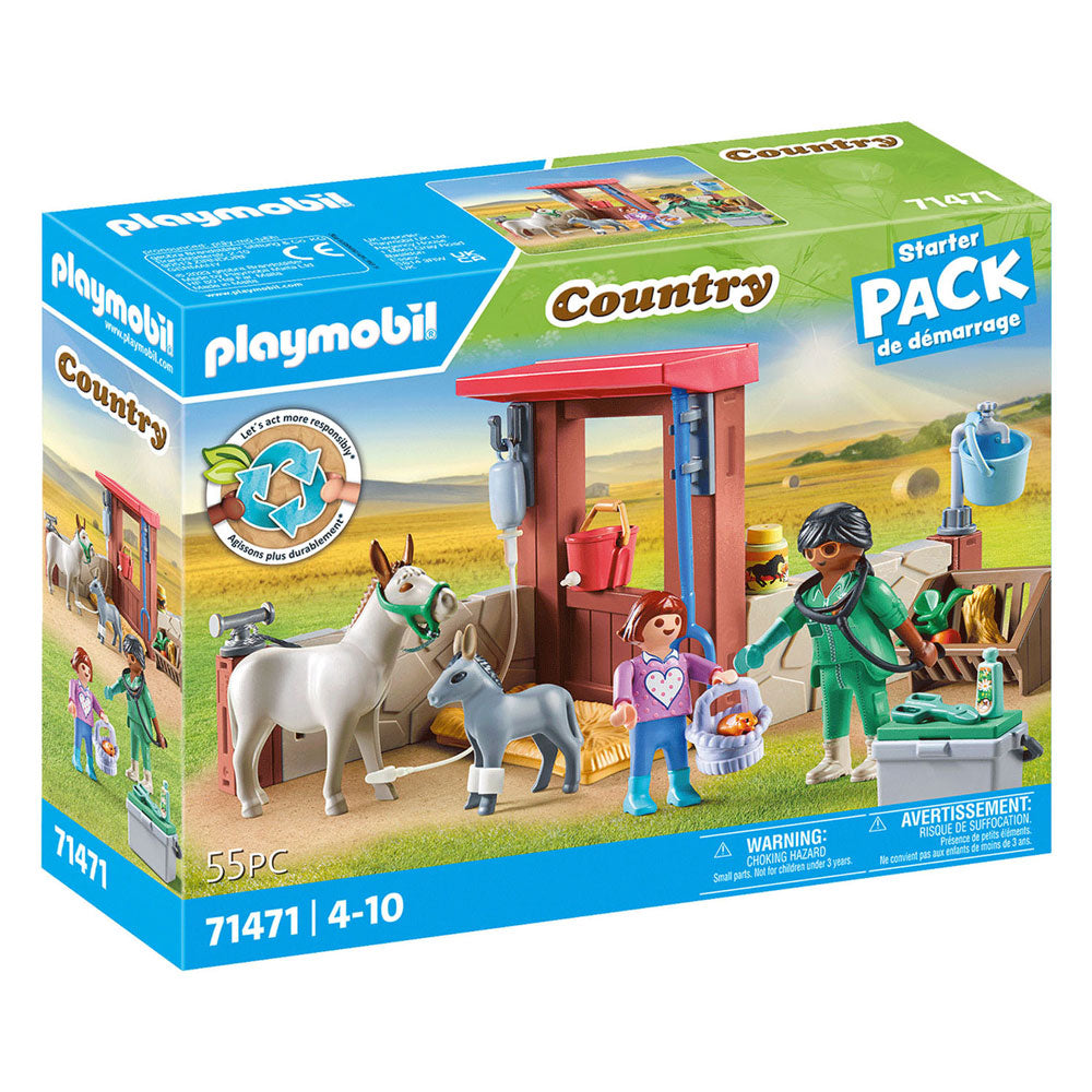 Playmobil Country Farm Vet z osli 71471