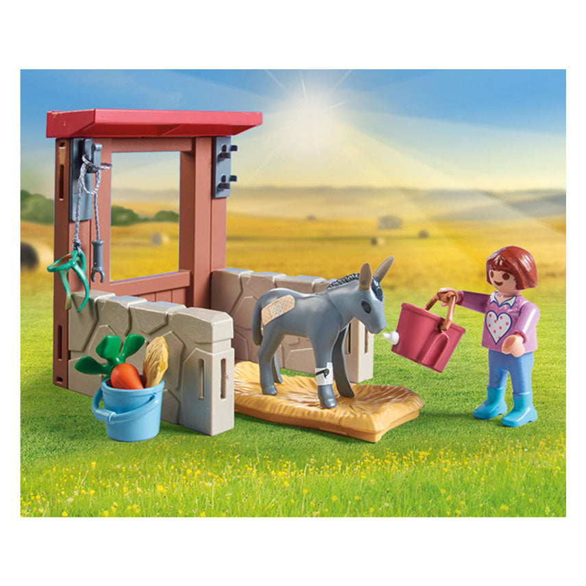 Playmobil Country Farm Vet z osli 71471