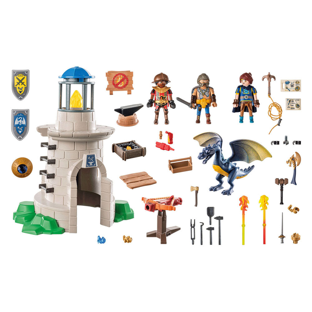 PLAYMOBIL Novelmore Riddertoren met Smid en Draak 71483