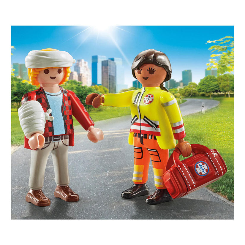 Playmobil Paramedic med patient 71506