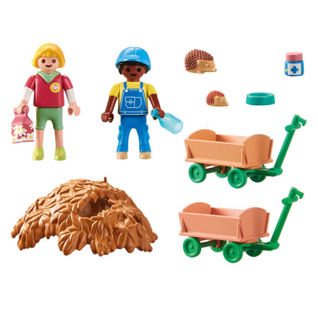 Playmobil My Life Zorgen voor de Egelfamilie 71512