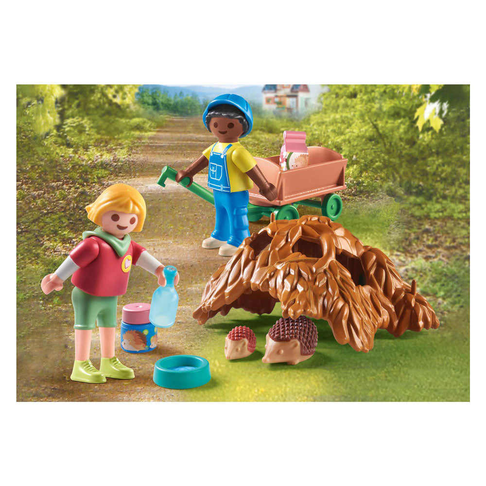 Playmobil My Life Zorgen voor de Egelfamilie 71512