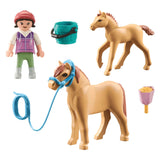 Playmobil Horses of Waterfall Kind met Pony en Veulen 71498