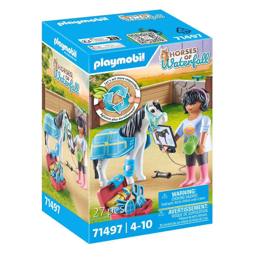 Playmobil Horses ou Waterfall Horse Therapist 71497