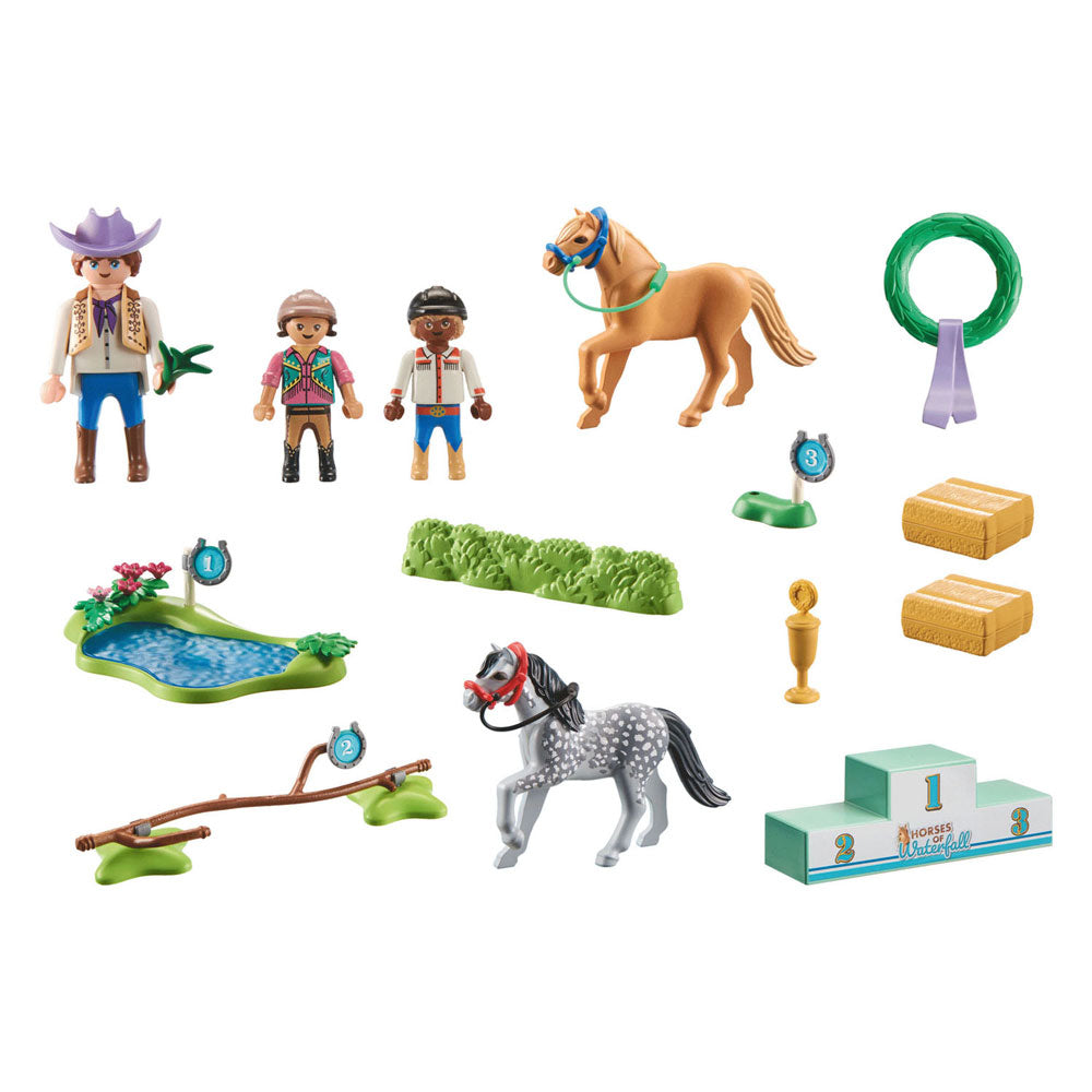 Playmobil Horses o Waterfall Pony Tournament 71495