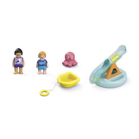 Playmobil juniorska wyspa do pływania ze zjeżdżalnią - 71687