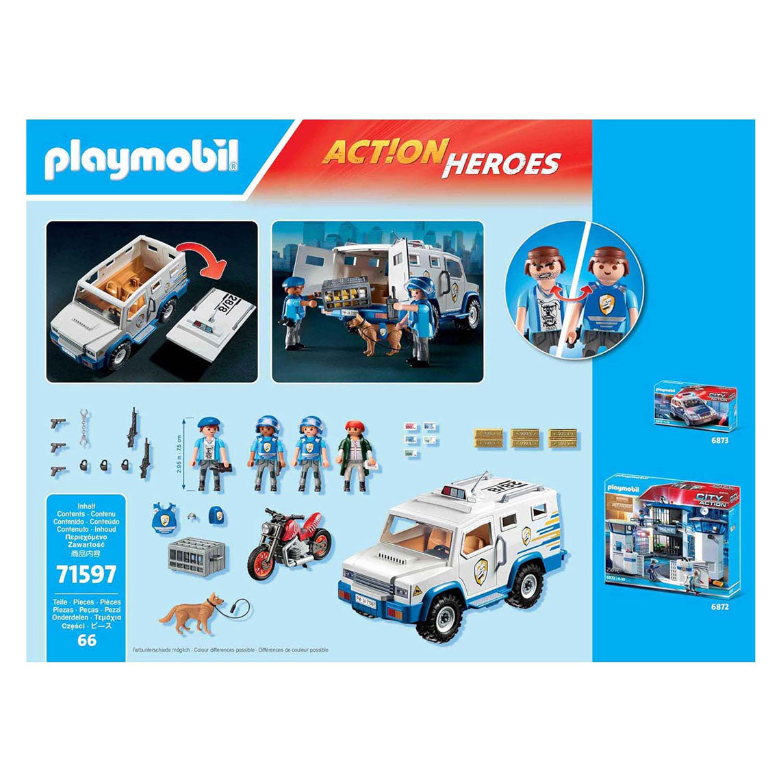 Playmobil Politie Geldtransport 71597