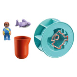 Playmobil junior acqua più ampia rad con baby shaai 70636