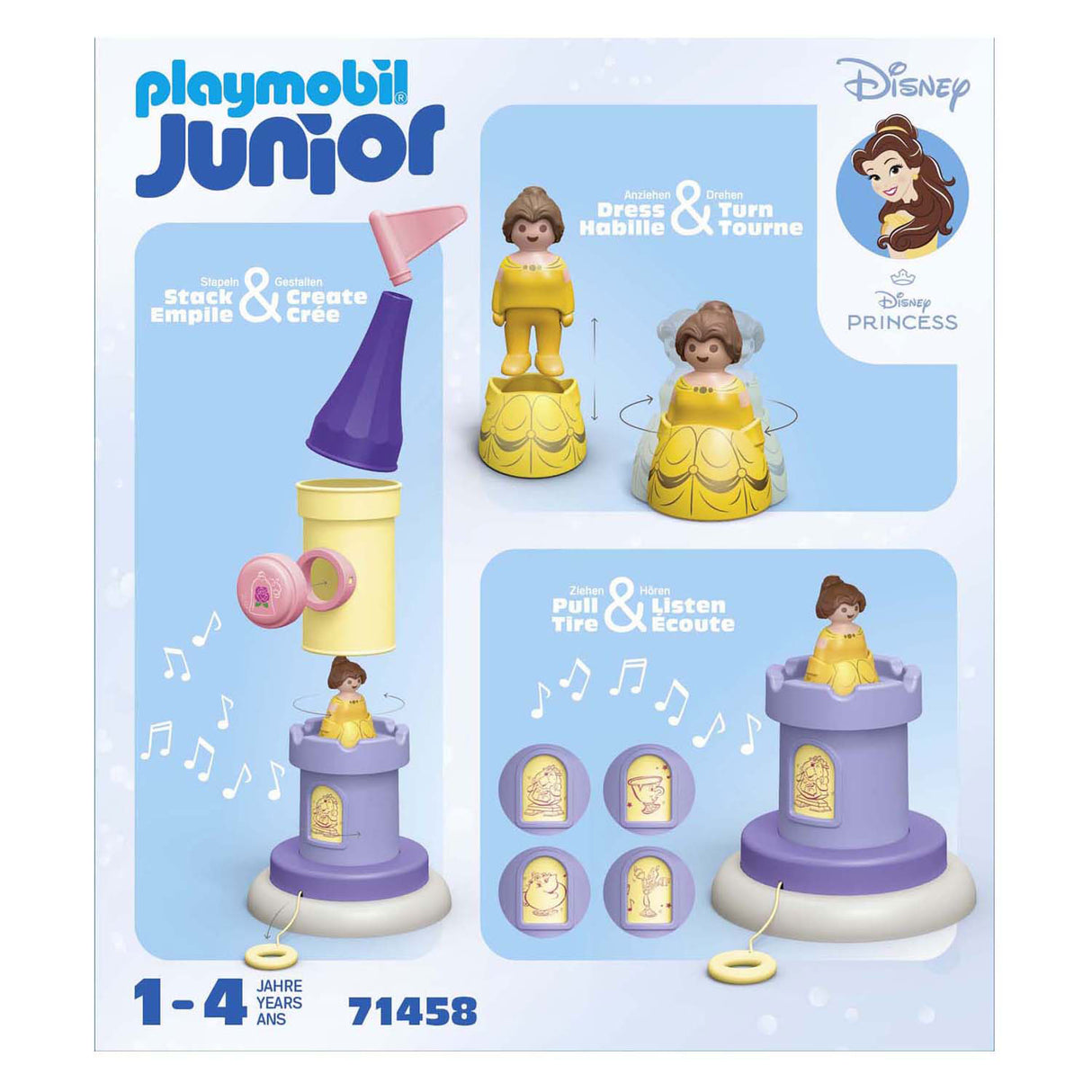 Playmobil Junior Belle's Speeltoren met Melodie 71458