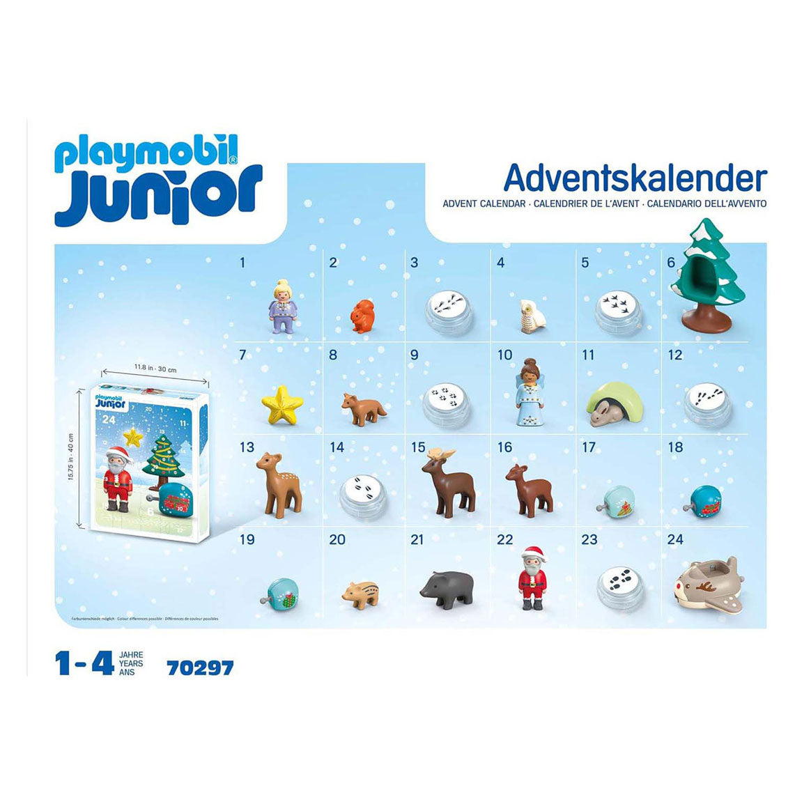 Playmobil Junior Advent calendar White Christmas 70297