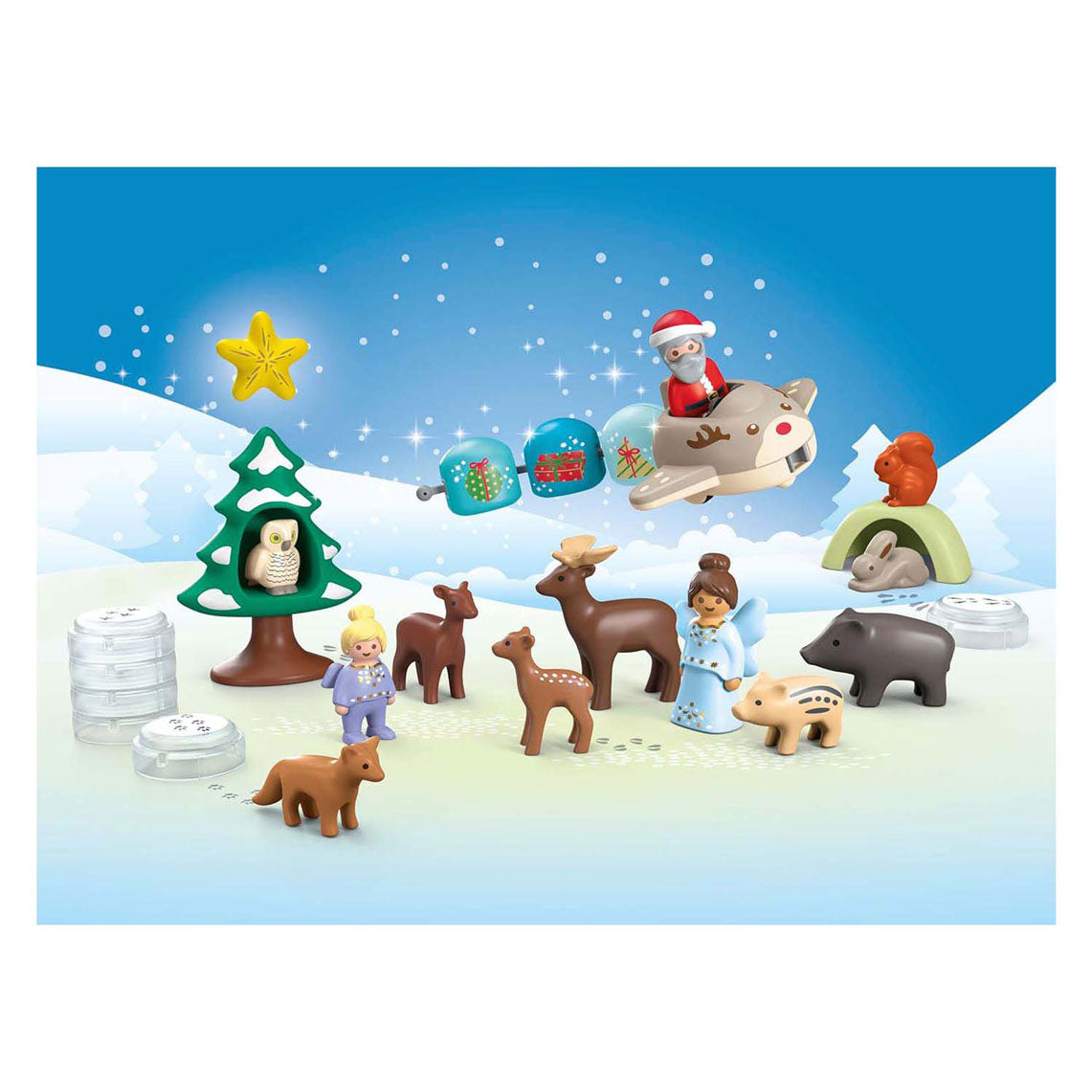 Playmobil Junior Avent Calendar White Christmas 70297