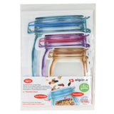 Lifetime cooking alpina reusable food storage bags 150 400 750ml set of 6