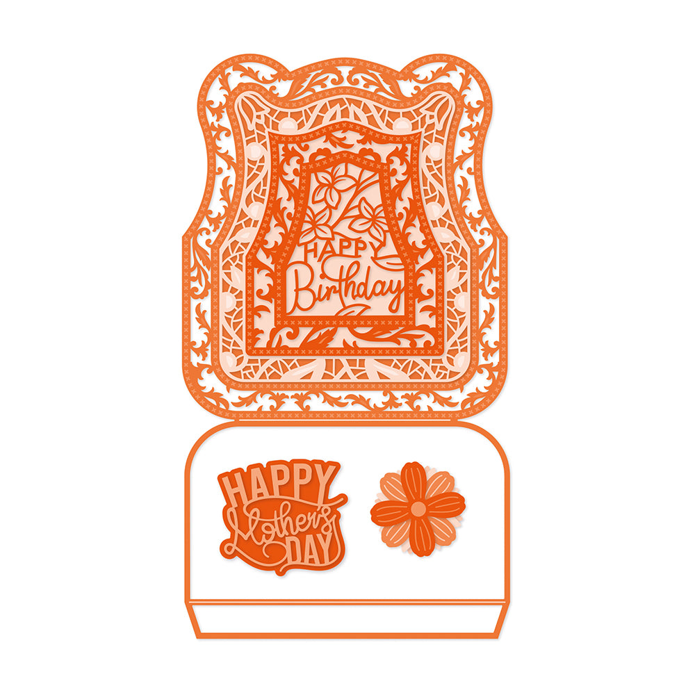 Tonic Studios • Die set Daisy Lace Easel Card
