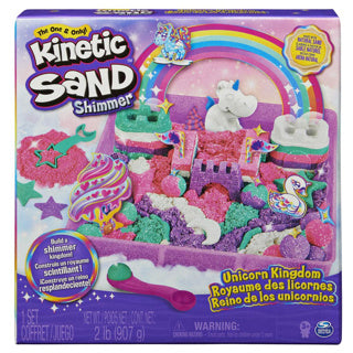 Hrací sada Spinmaster s kinetickým pískovým královstvím jednorožce