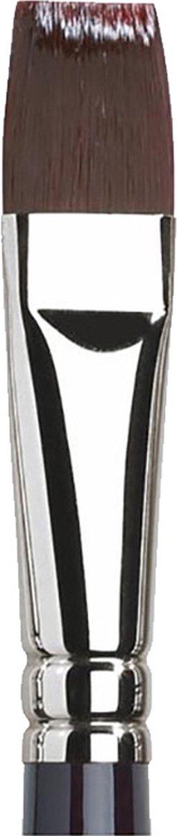 Winsor Newton Galeria - Acrylmolerei Pinsel - kuerz flaach Form - laang Grëff - Nr. 18 Pinsel - 21 mm