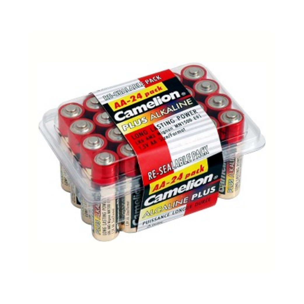 Batterie Verkaf Europert plus Alkaline AAA lr03 Batterie Box 24 Stécker