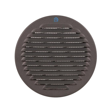 Renson 1062425 - inb.schoepenrooster rond alu 435r (dia 150) structuur 7016 | 5 stuks