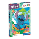 Clementoni Puzzle - Disney Stitch on the Beach - 104 pieces