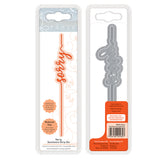 Tonic Studios • sentiment strip die set sorry