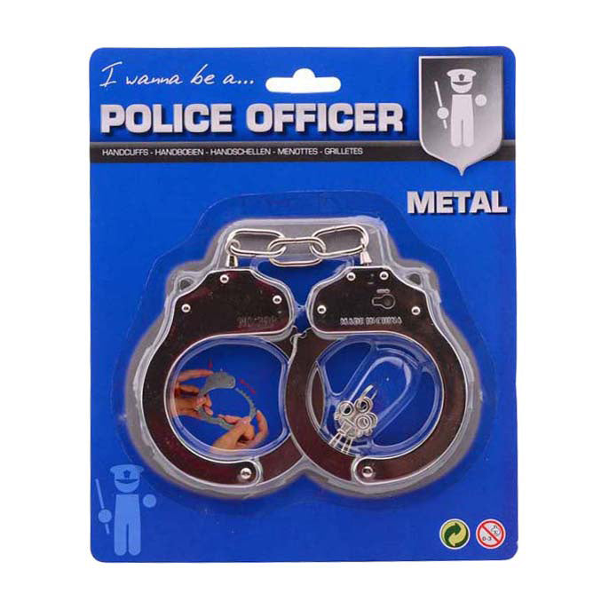Johntoy John Toy Metal Handcuffs op Kaart