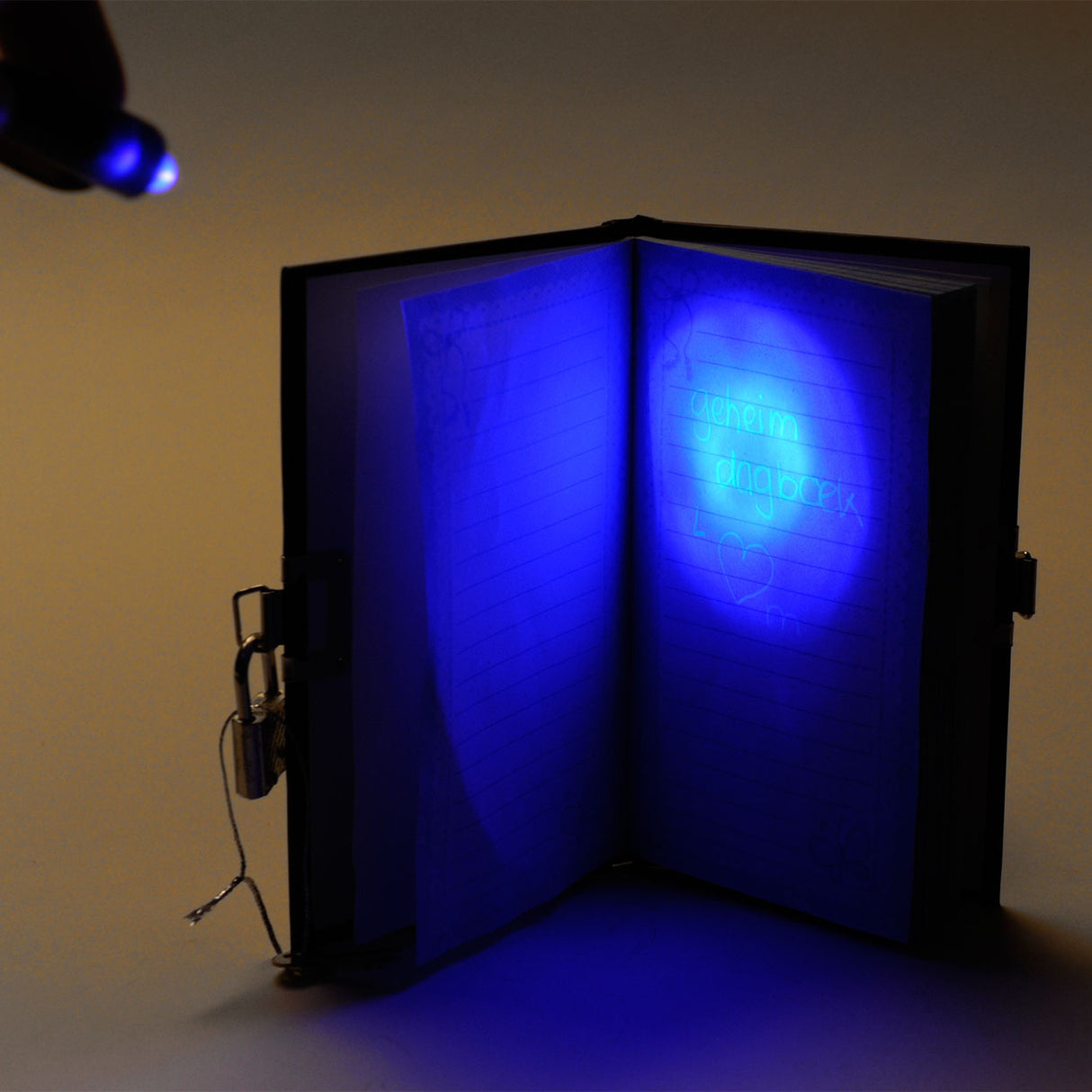 Johntoy secret logbook with invisible ink pen