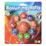 Johntoy Summer Fun bouncy balls, 10 pcs.