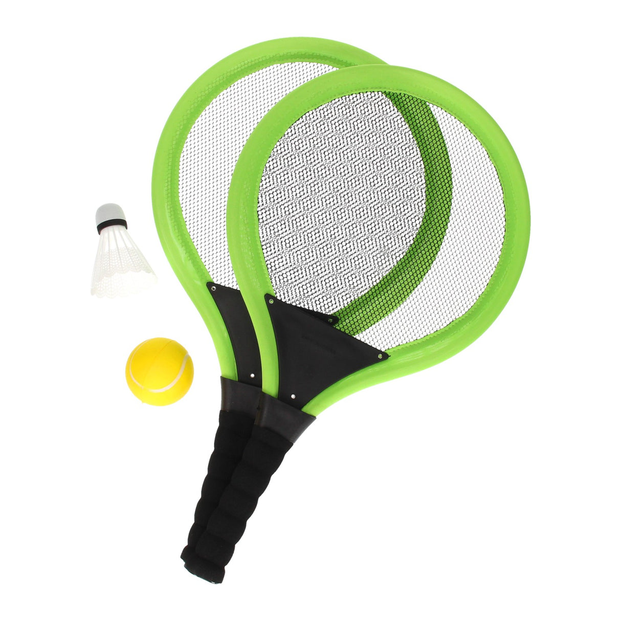 Ensemble de tennis avec balle et navette