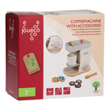 Jouéco-Kaffeemaschine aus Holz mit Zubehör