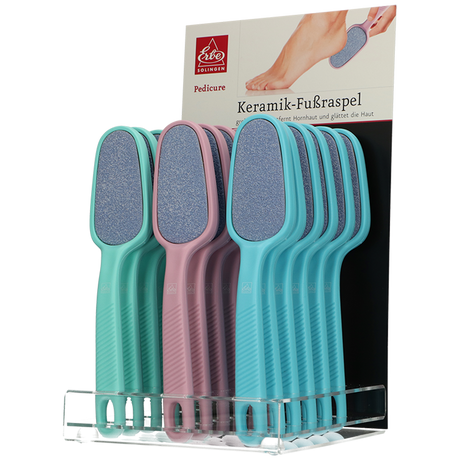 Erbe solingen ceramic foot file display (erbe2962c)