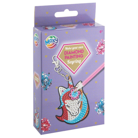 Moxy diamond painting keychain