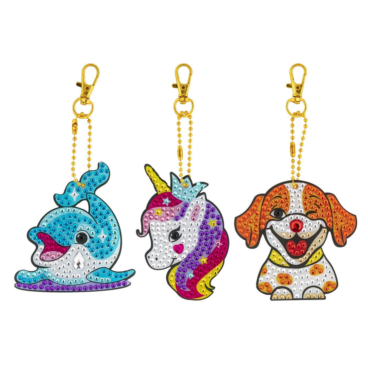 Moxy diamond painting key ring 3 assorted