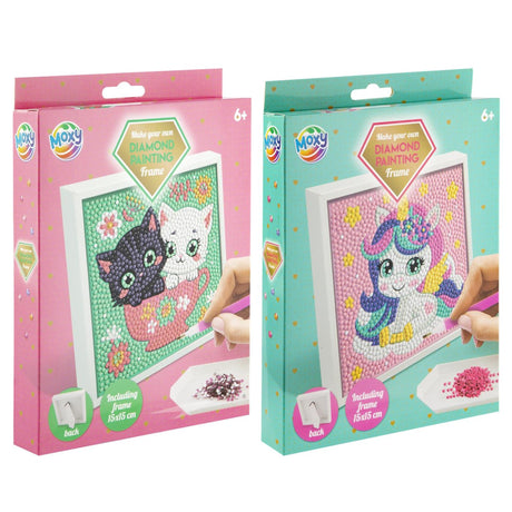 Moxy diamond painting frame 15x15cm