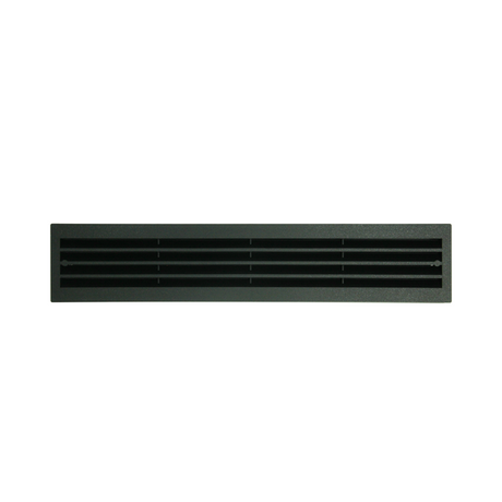 Renson 1069741 - deurrooster pvc 761 450x90 zwart | 2 stuks