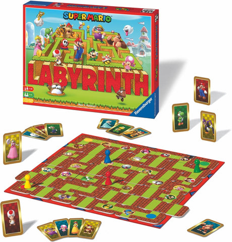 Jogo de tabuleiro labirinto super mario Ravensburger