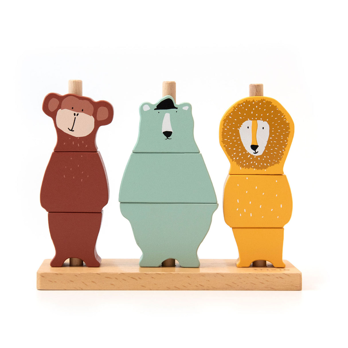 Trixie Wooden Stack di animali puzzle