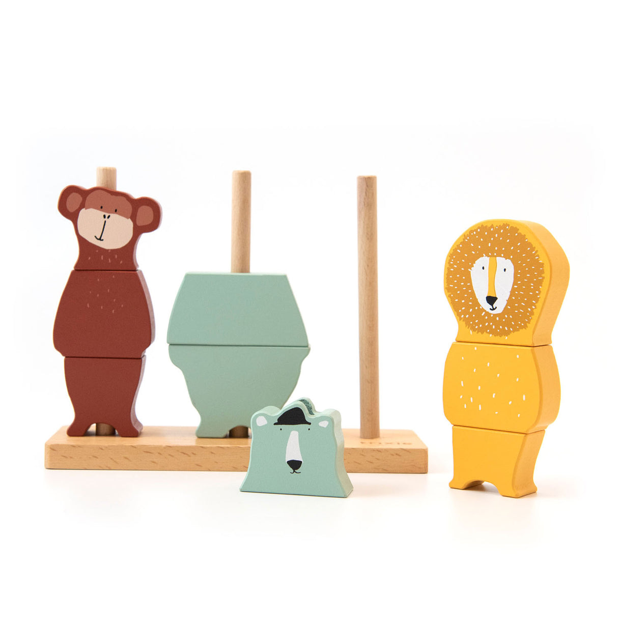 Trixie Wooden Stack di animali puzzle