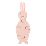 Trixie Houten Dierenvormenpuzzel Mrs. Rabbit, 4st.