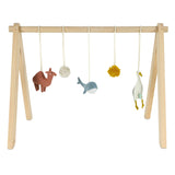 Trixie Wood Baby Gym Camel, Heron, hval