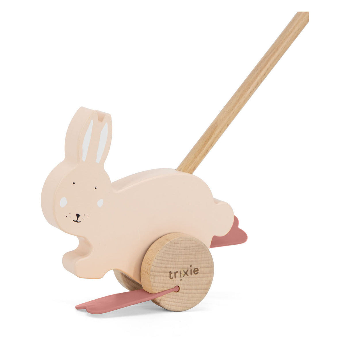 Figura de empuje de madera Trixie Sra. conejo