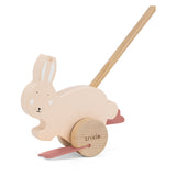 Figura de empuje de madera Trixie Sra. conejo