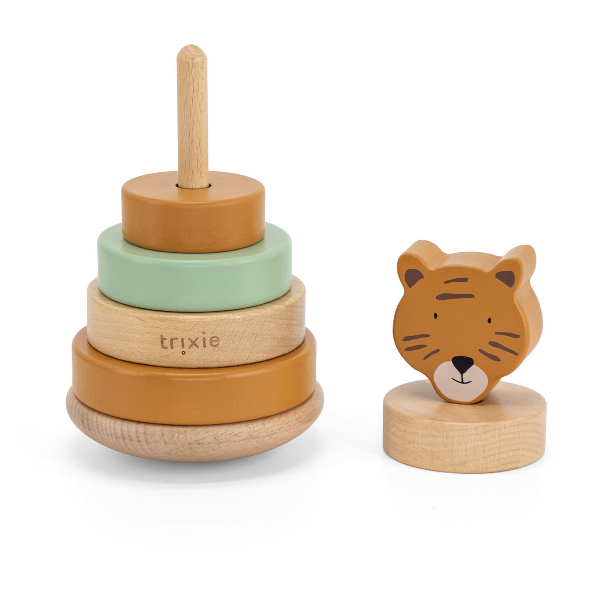 Trixie wooden stacking tower mr. Tiger