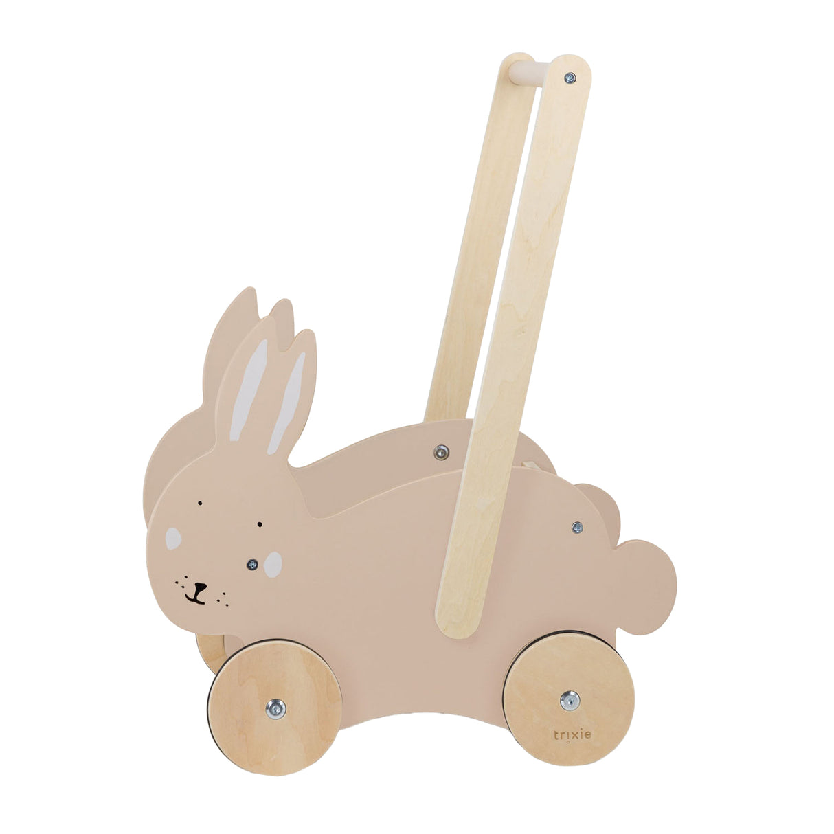 Trixie trärullator - mrs. rabbit - baby walker - children's toys - walking cart from 1.5 years - for boys and girls - fsc
