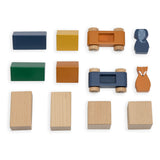 Puzzle de rue en bois Trixie avec accessoires