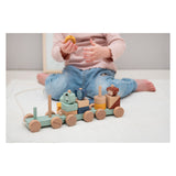 Trixie wooden animal train, 19dlg.